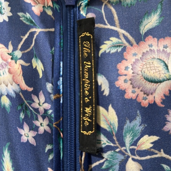 The Vampires Wife floral liberty Tiered A-Line Maxi Dress - Picture 5 of 9